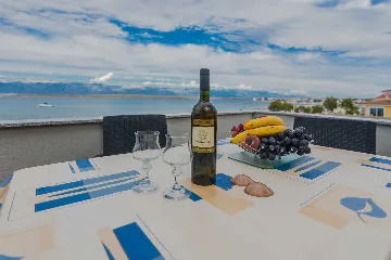 Two-Bedroom Beachfront Apartment in Vir (Up to 5)