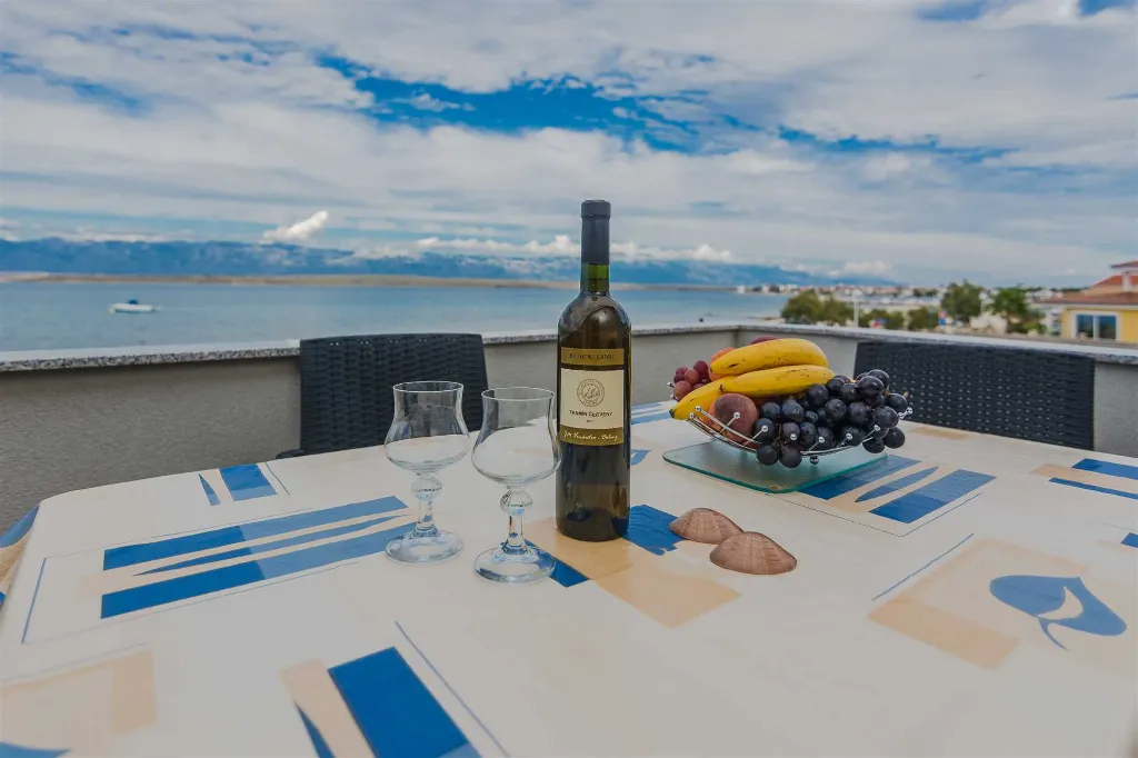 Two-Bedroom Beachfront Apartment in Vir (Up to 5)