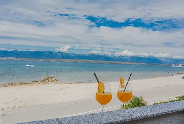 Two-Bedroom Beachfront Apartment in Vir (Up to 5)