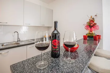 Apartment in Vir with Sea-View Terrace for 4