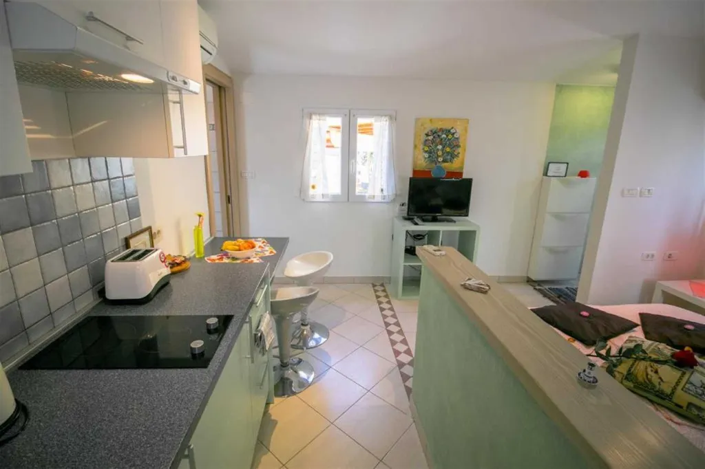 Terrace 1-Bedroom Apartment in Piran