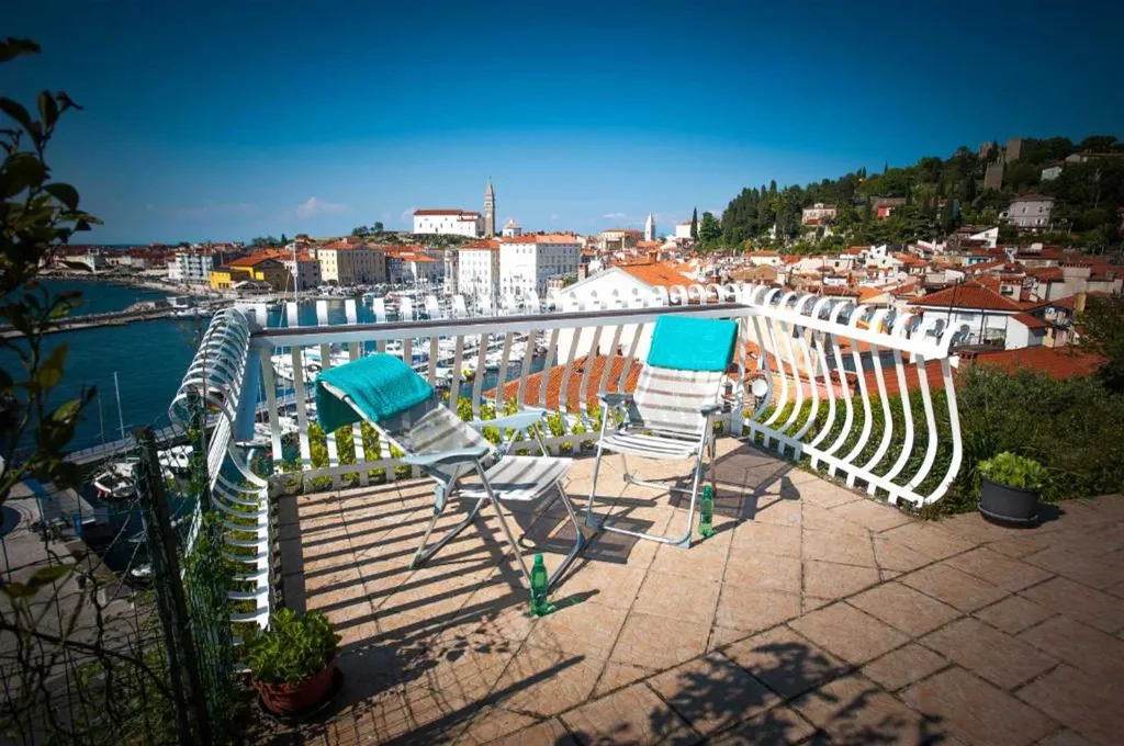 Holiday House with Terrace and Sea Views in Piran