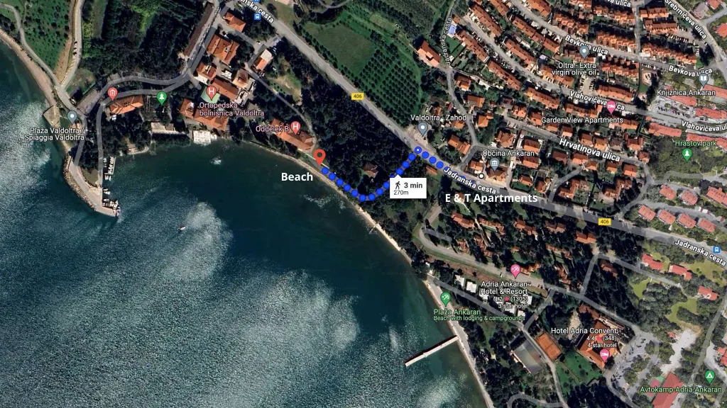 Two-Bedroom Apartment in Ankaran for 4 Guests