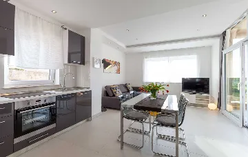 Two-Bedroom Apartment in Podstrana with Terrace