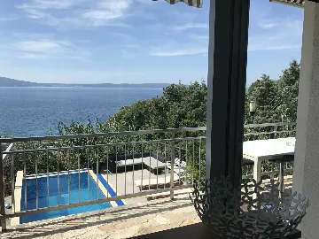 Loft with Sea Views and Pool in Novi Vinodolski