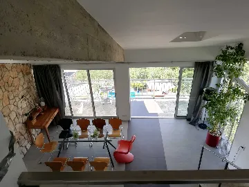 Beachside Villa with Pool in Novi Vinodolski