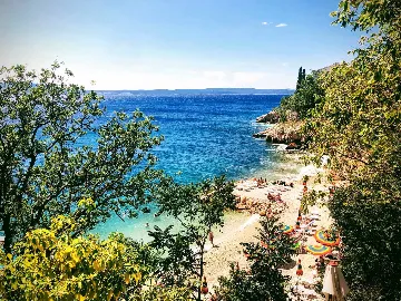 Beachside Villa with Pool in Novi Vinodolski