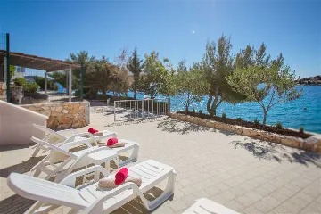 Rogoznica Villa with Heated Pool by the Sea