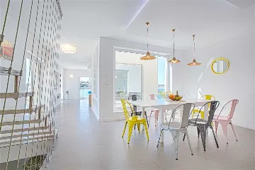 Rogoznica Villa with Heated Pool by the Sea