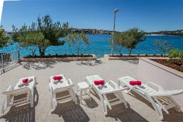 Rogoznica Villa with Heated Pool by the Sea