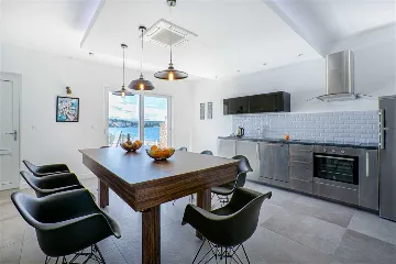 Rogoznica Villa with Heated Pool by the Sea