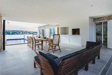 Rogoznica Villa with Heated Pool by the Sea