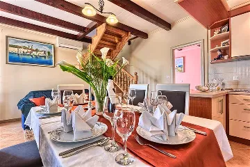 Villa with Pool and Beach Access in Okrug Gornji