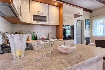 Villa with Pool and Beach Access in Okrug Gornji