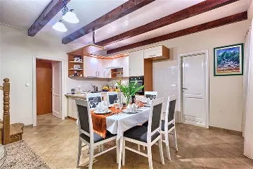 Villa with Pool and Beach Access in Okrug Gornji