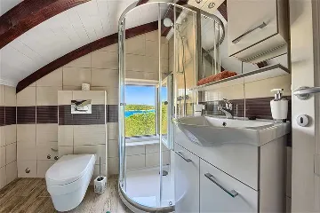 Villa with Pool and Beach Access in Okrug Gornji