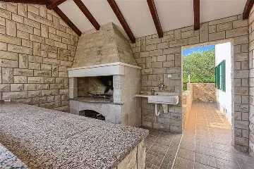 Villa with Pool and Beach Access in Okrug Gornji