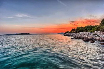 Villa with Pool and Beach Access in Okrug Gornji