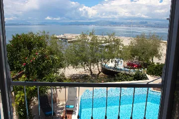 Supetar Villa with Heated Pool Near Pebble Beach