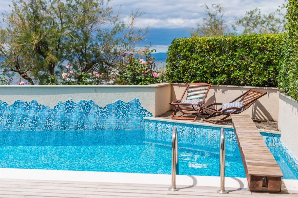Supetar Villa with Heated Pool Near Pebble Beach