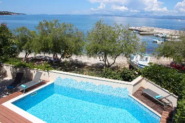 Supetar Villa with Heated Pool Near Pebble Beach