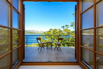 Villa with Outdoor Pool & Private Beach in Koločep