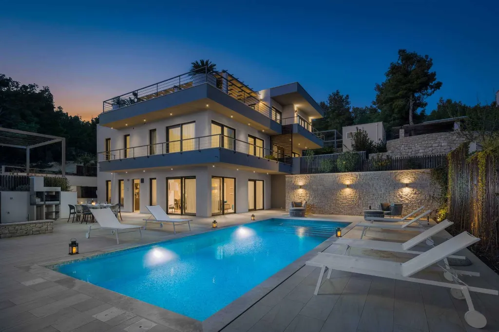 Milna Croatia 4-Bedroom Villa with Heated Pool