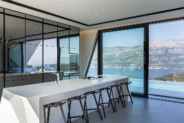 Villa with Two Infinity Pools for 10 in Žrnovo