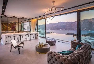 Villa with Two Infinity Pools for 10 in Žrnovo