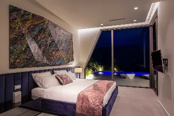 Villa with Two Infinity Pools for 10 in Žrnovo