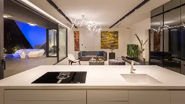 Villa with Two Infinity Pools for 10 in Žrnovo