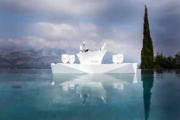 Villa with Two Infinity Pools for 10 in Žrnovo