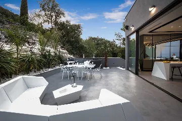 Villa with Two Infinity Pools for 10 in Žrnovo