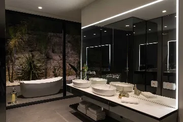 Villa with Two Infinity Pools for 10 in Žrnovo