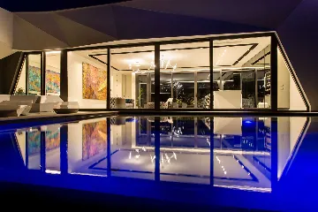 Villa with Two Infinity Pools for 10 in Žrnovo