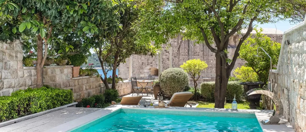 4-Bedroom Stone Villa with Heated Pool in Dubrovnik