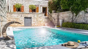 4-Bedroom Stone Villa with Heated Pool in Dubrovnik