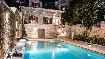 4-Bedroom Stone Villa with Heated Pool in Dubrovnik