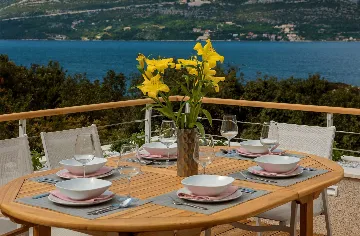 Zrnovo Villa for up to 14 with rooftop infinity pools