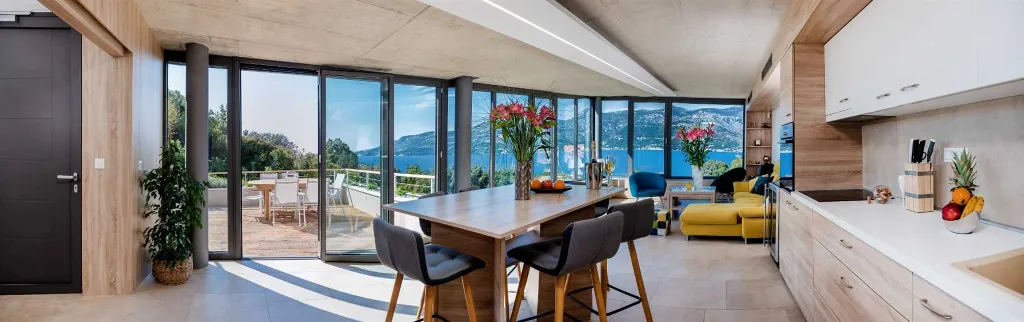 Zrnovo Villa for up to 14 with rooftop infinity pools