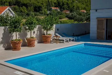 Heated Pool Villa in Prizba for 8 Guests