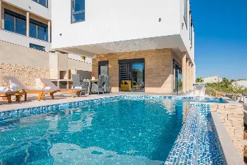 Okrug Gornji Villa for 10 with Infinity Pool