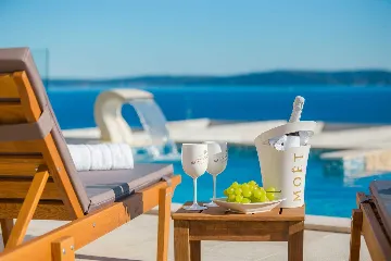 Okrug Gornji Villa for 10 with Infinity Pool