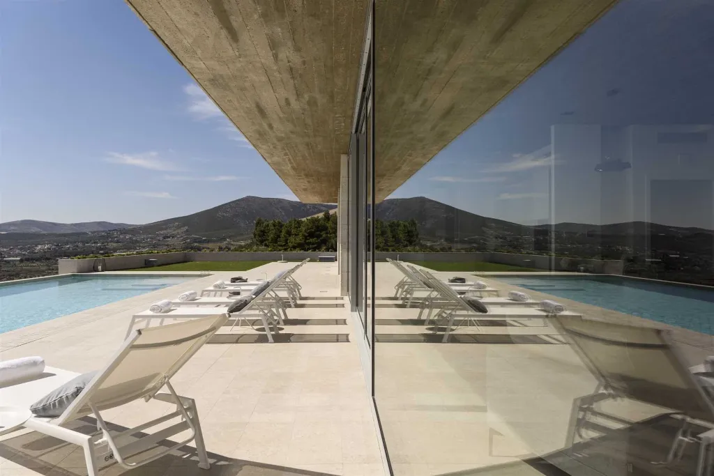 Split Villa for up to 12 Guests with Heated Pool