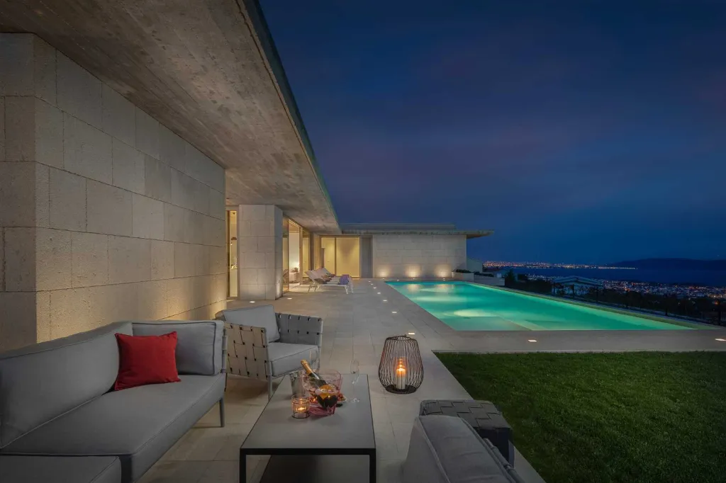 Split Villa for up to 12 Guests with Heated Pool