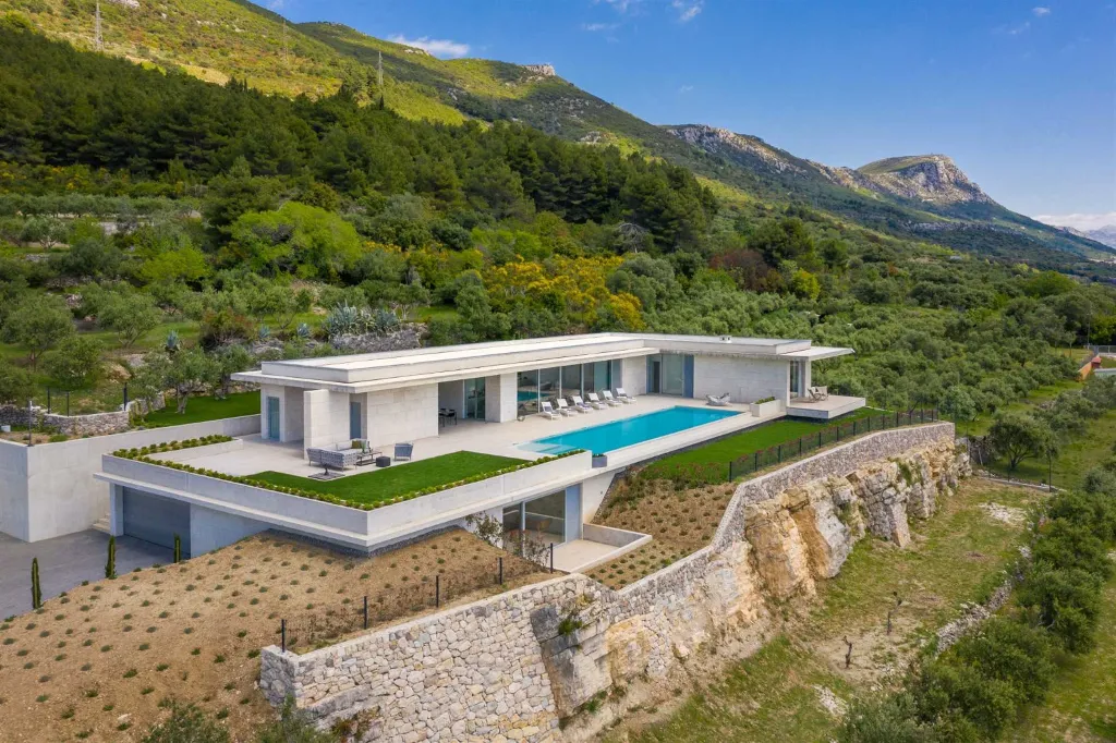 Split Villa for up to 12 Guests with Heated Pool