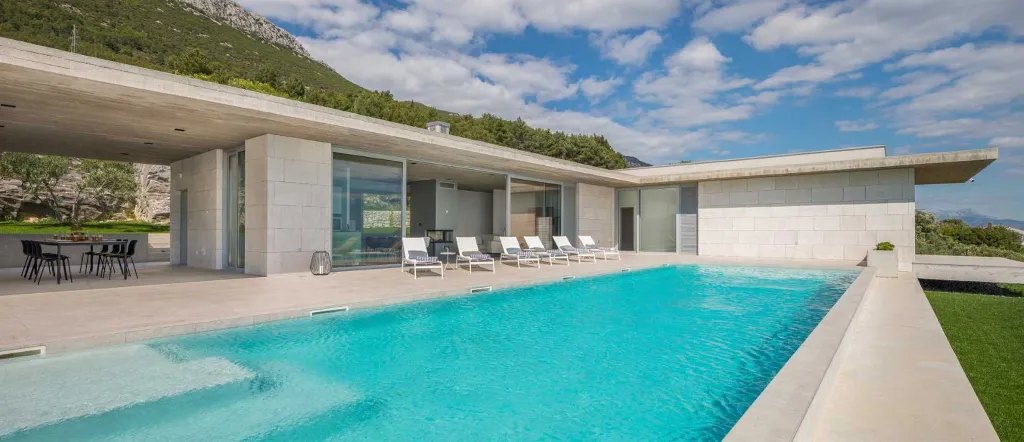 Split Villa for up to 12 Guests with Heated Pool