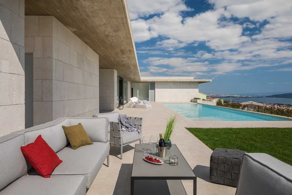 Split Villa for up to 12 Guests with Heated Pool