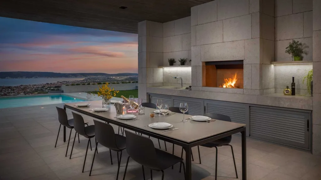 Split Villa for up to 12 Guests with Heated Pool