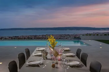 Split Villa for up to 12 Guests with Heated Pool